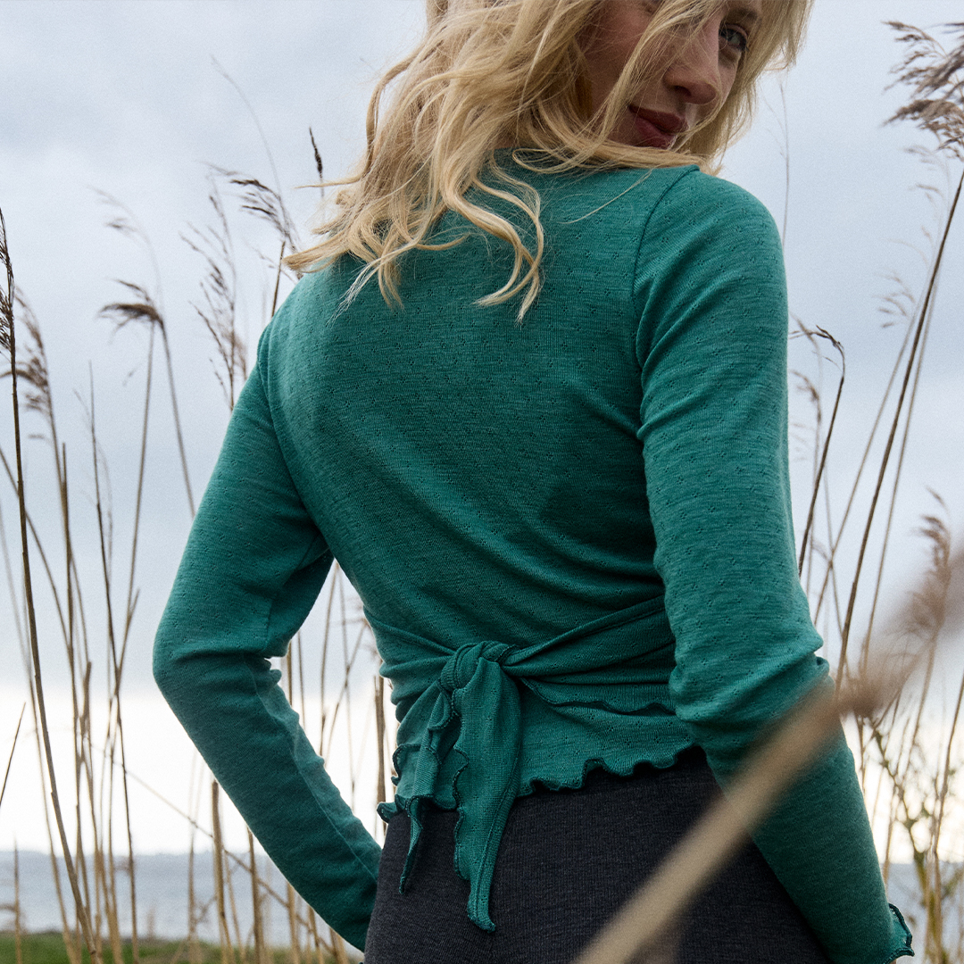 Viklet ind i blød merino