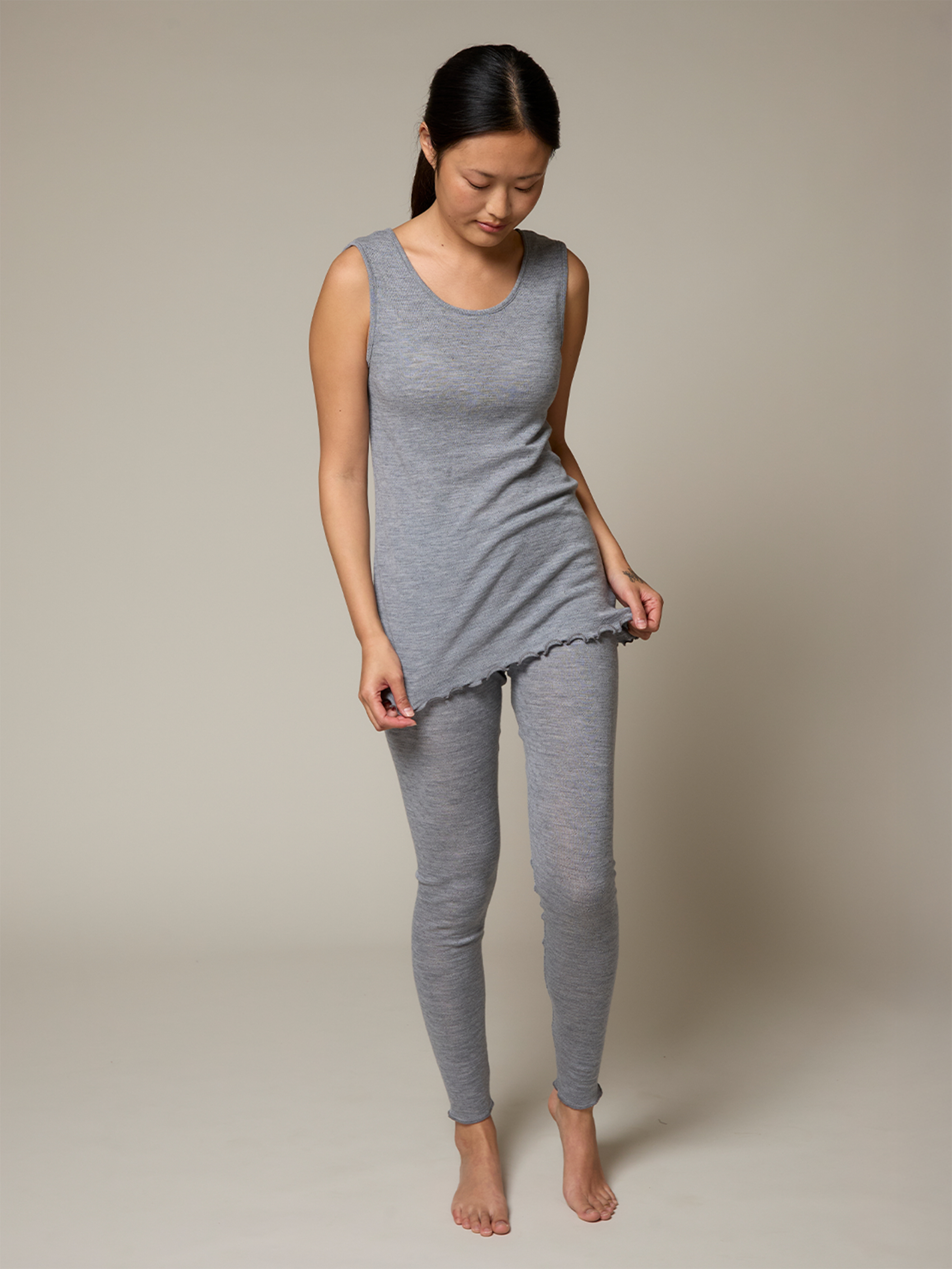 Leggings eyelet merino