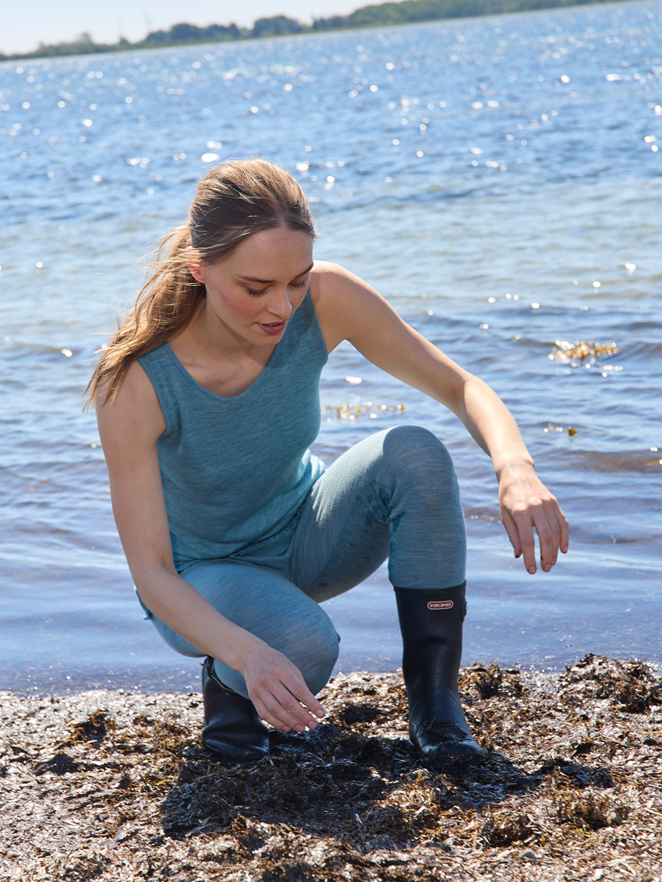 Leggings eyelet merino