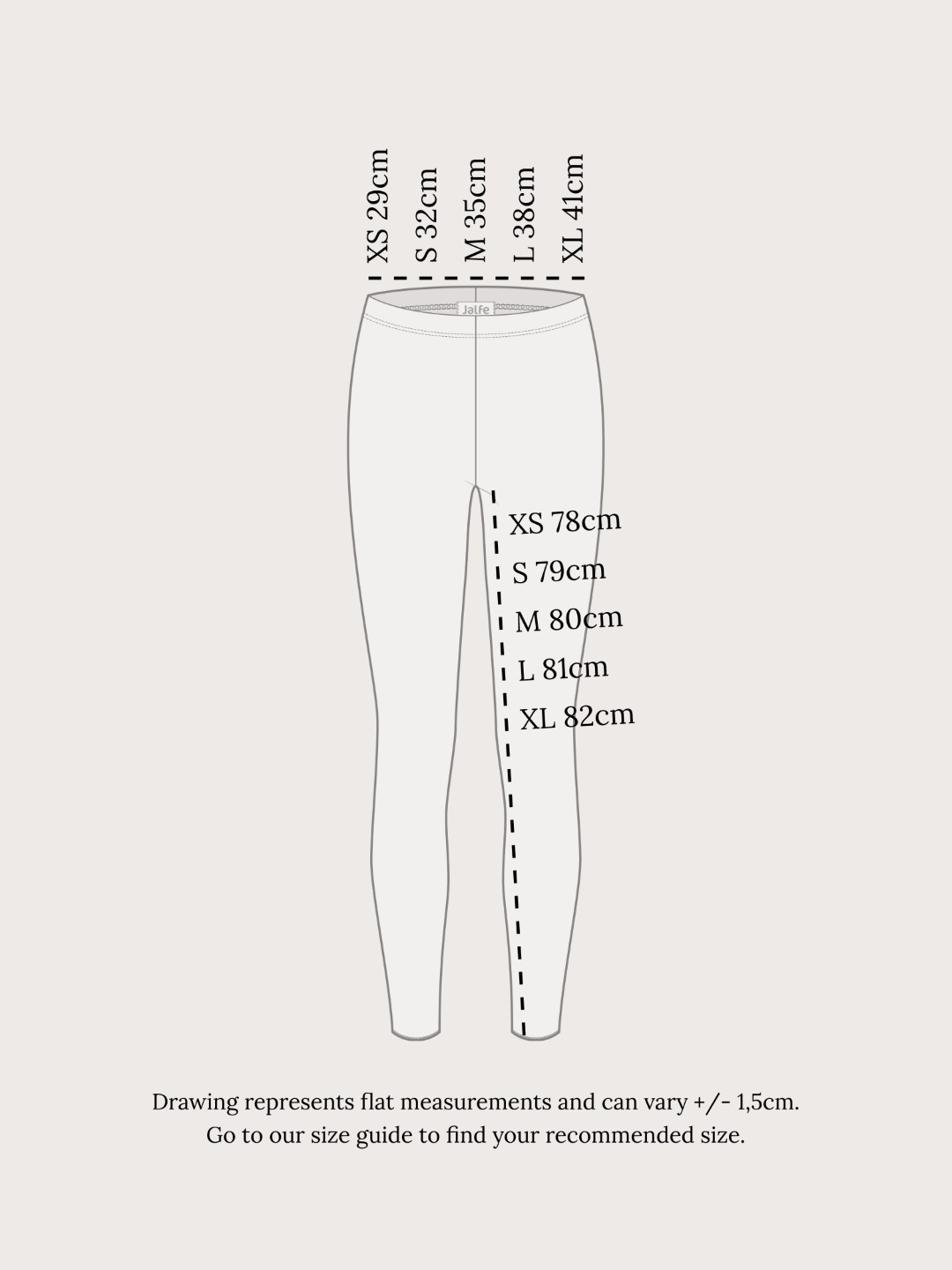 Leggings stripes merino