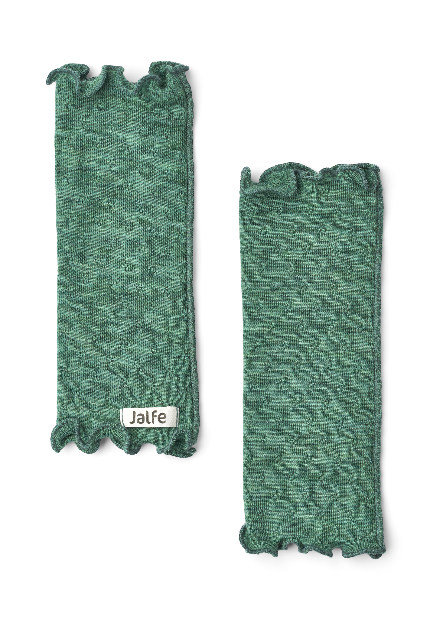 Wrist warmers eyelet merino