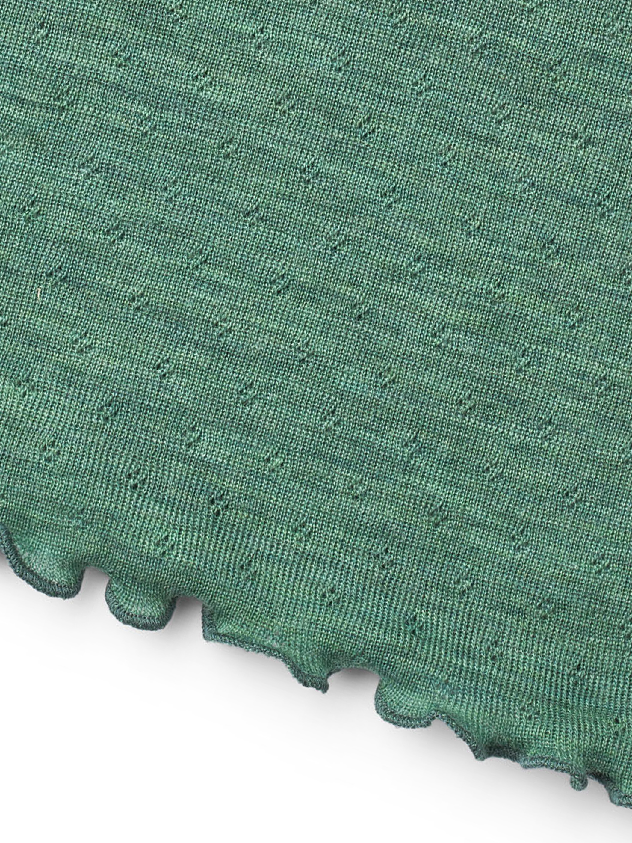 Scarf eyelet merino
