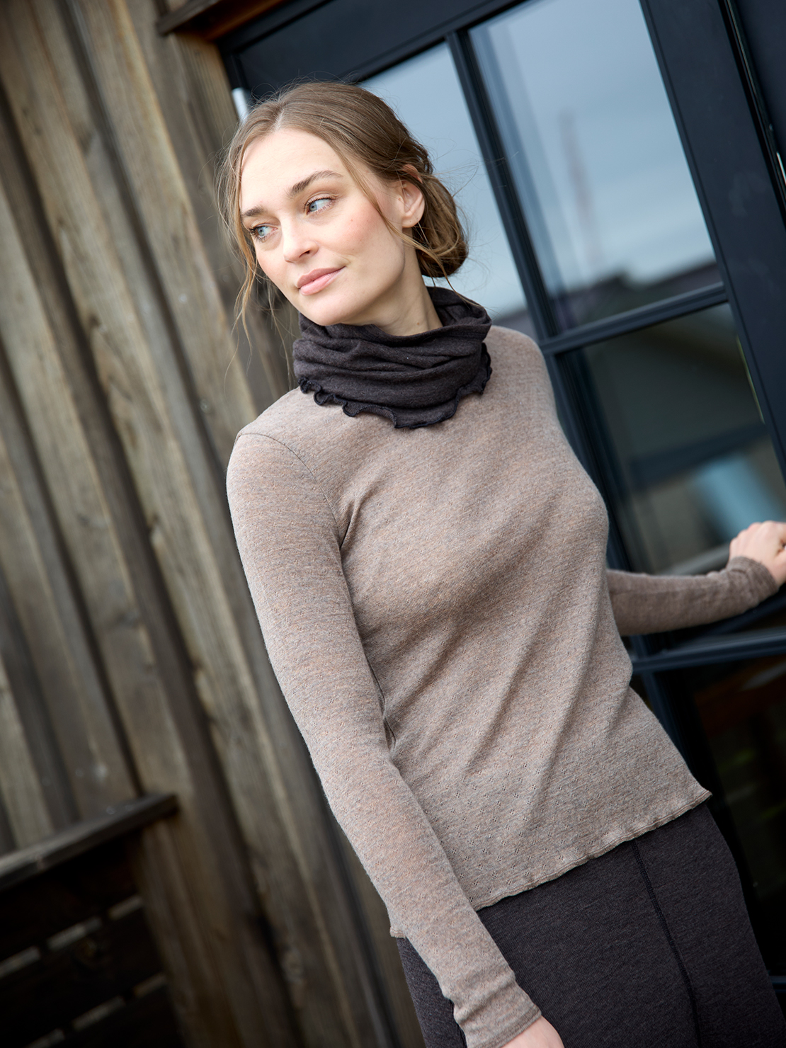 Shirt eyelet merino