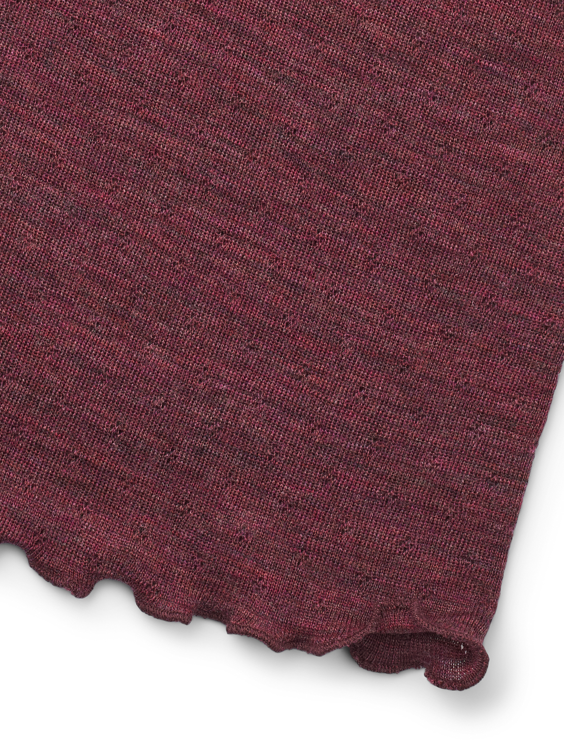 Top eyelet merino