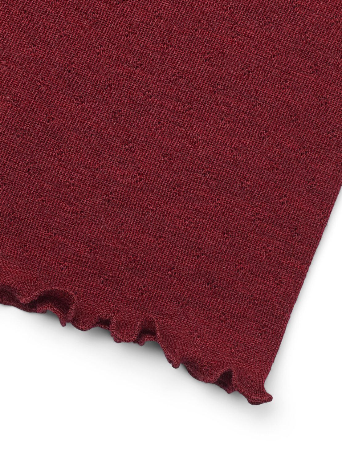 Top eyelet merino