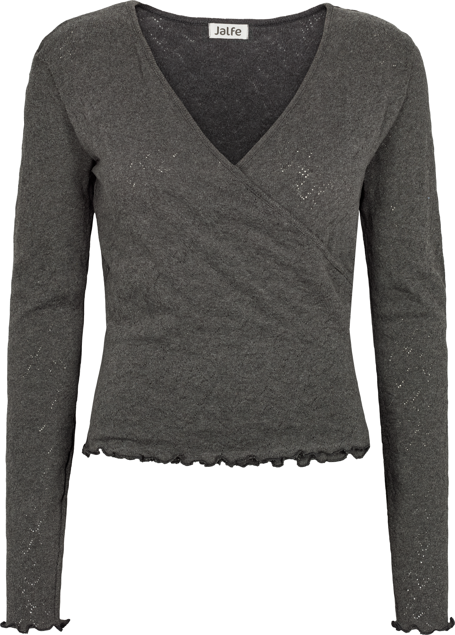 Wrap shirt jacquard organic cotton