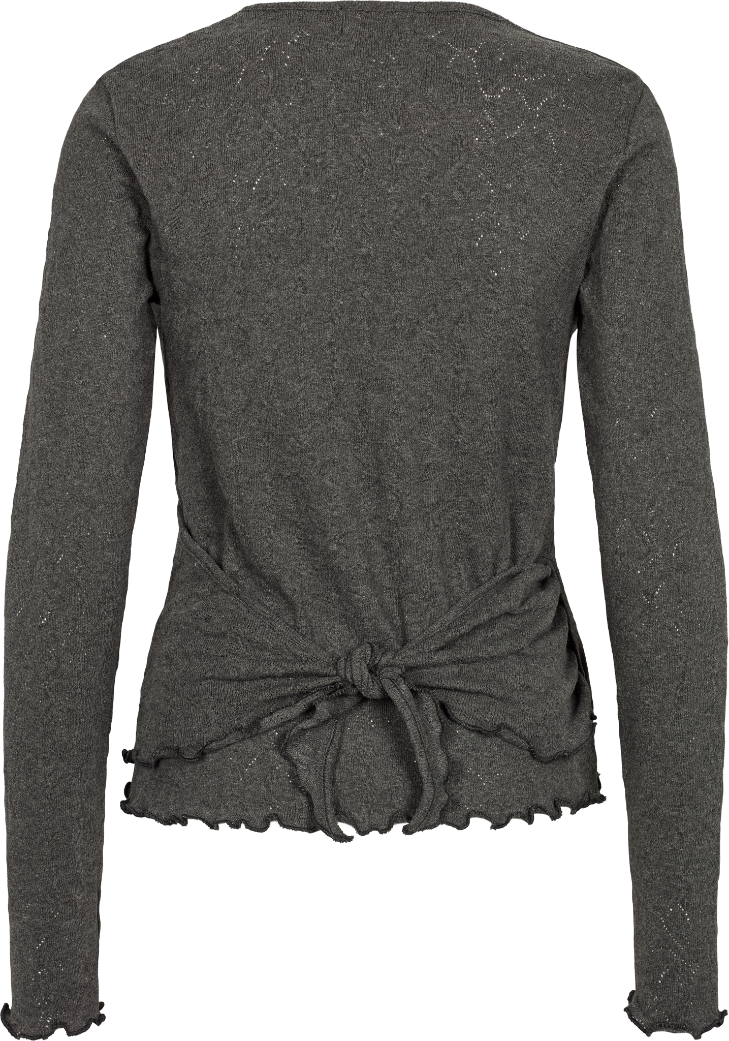 Wrap shirt jacquard organic cotton