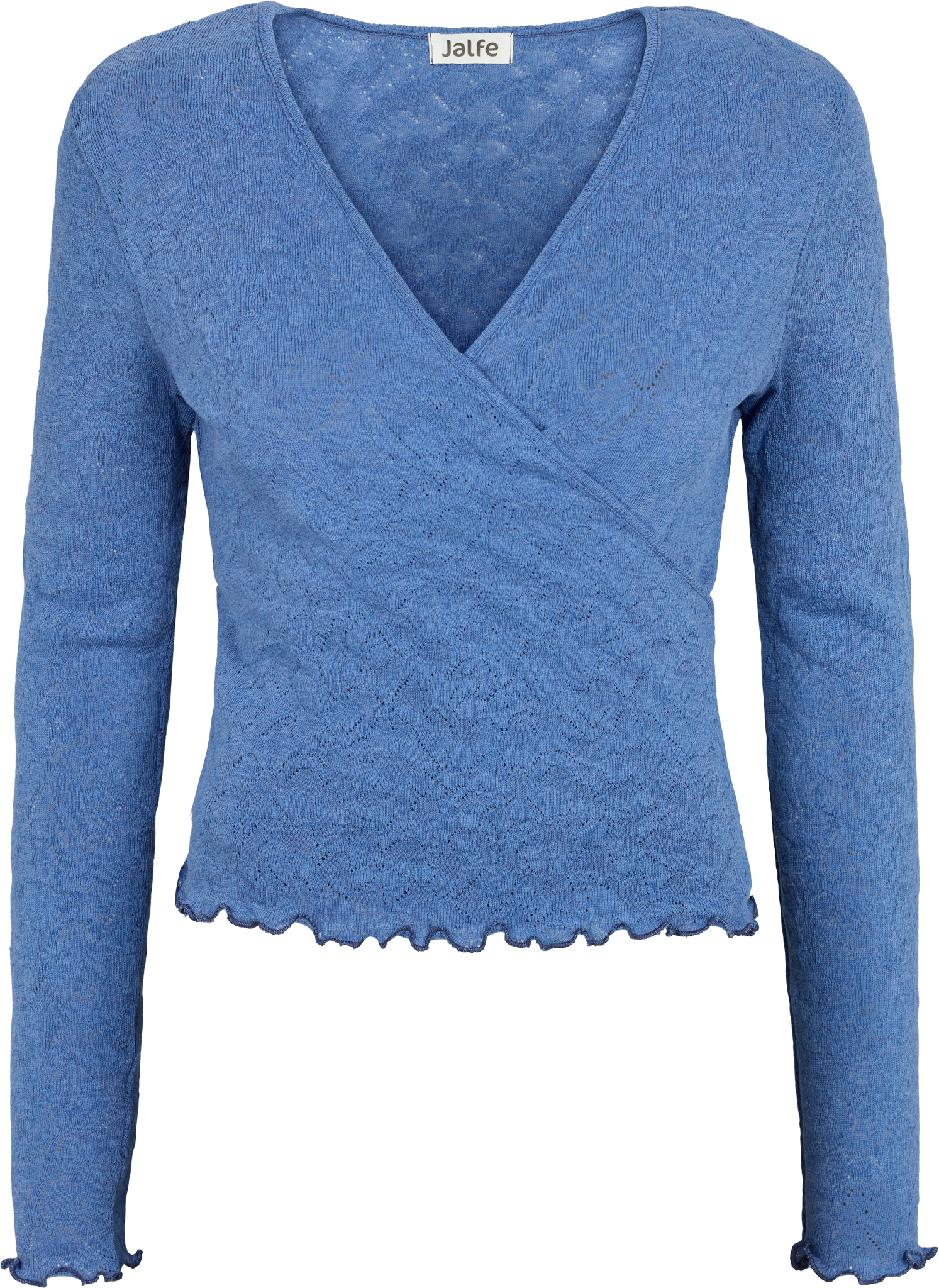 Wrap shirt jacquard organic cotton