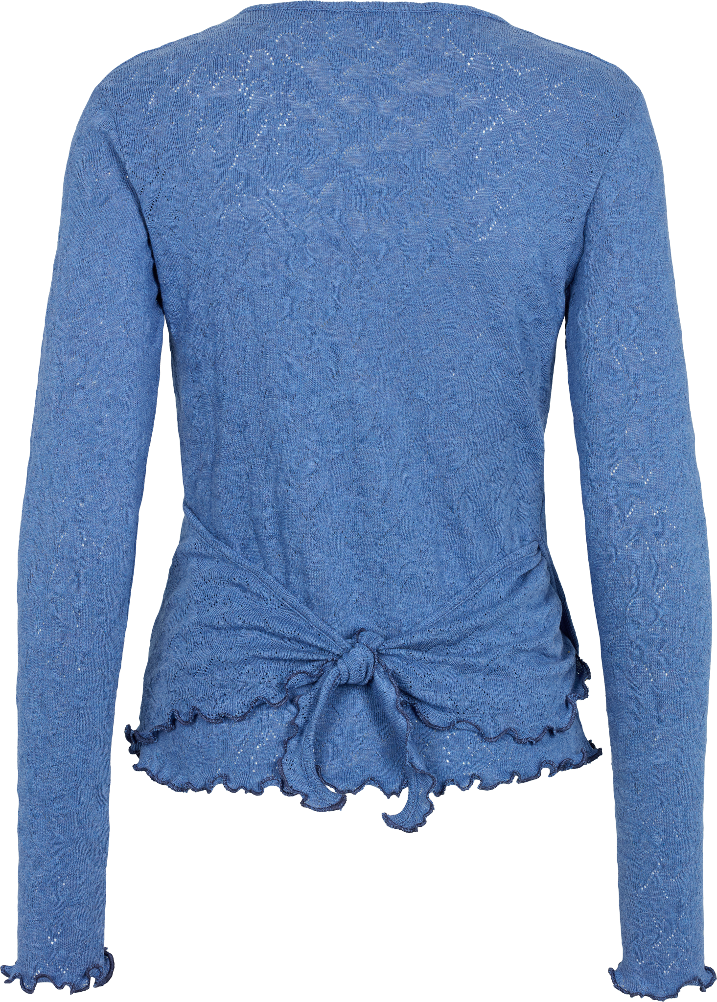 Wrap shirt jacquard organic cotton