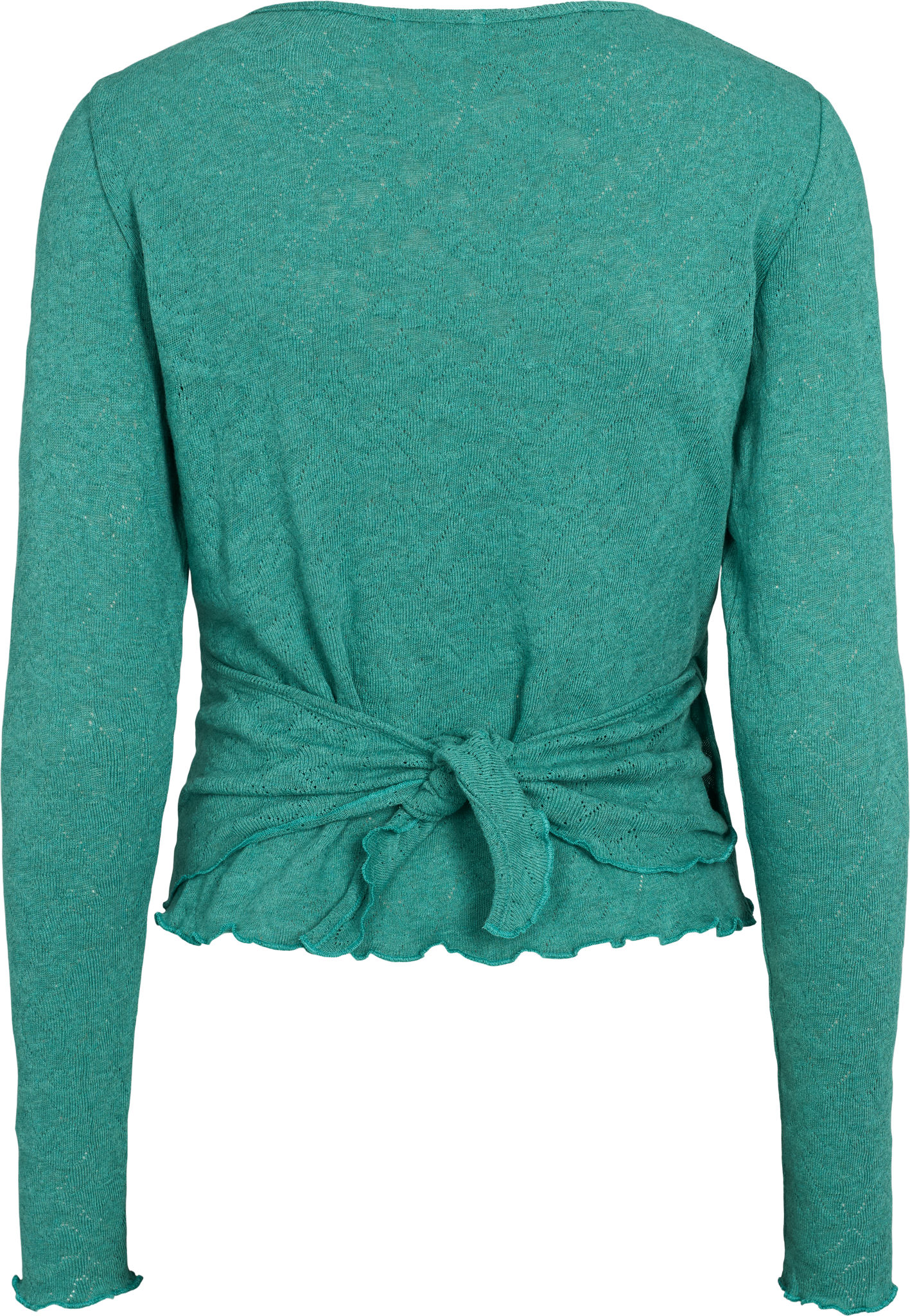 Wrap shirt jacquard organic cotton