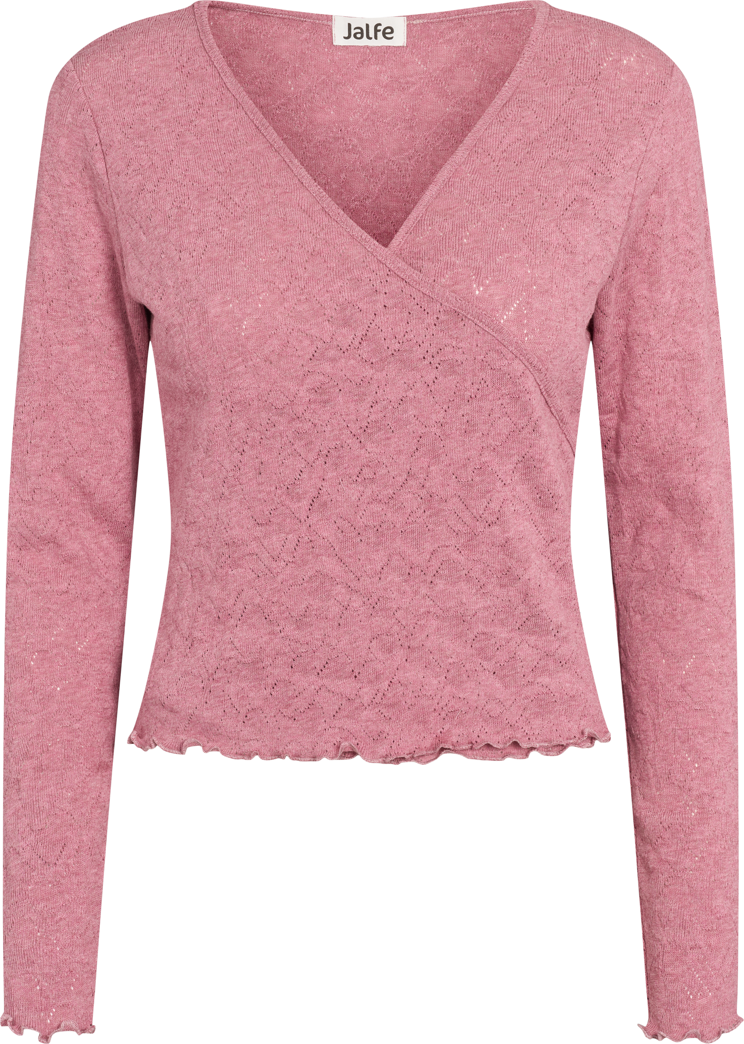 Wrap shirt jacquard organic cotton