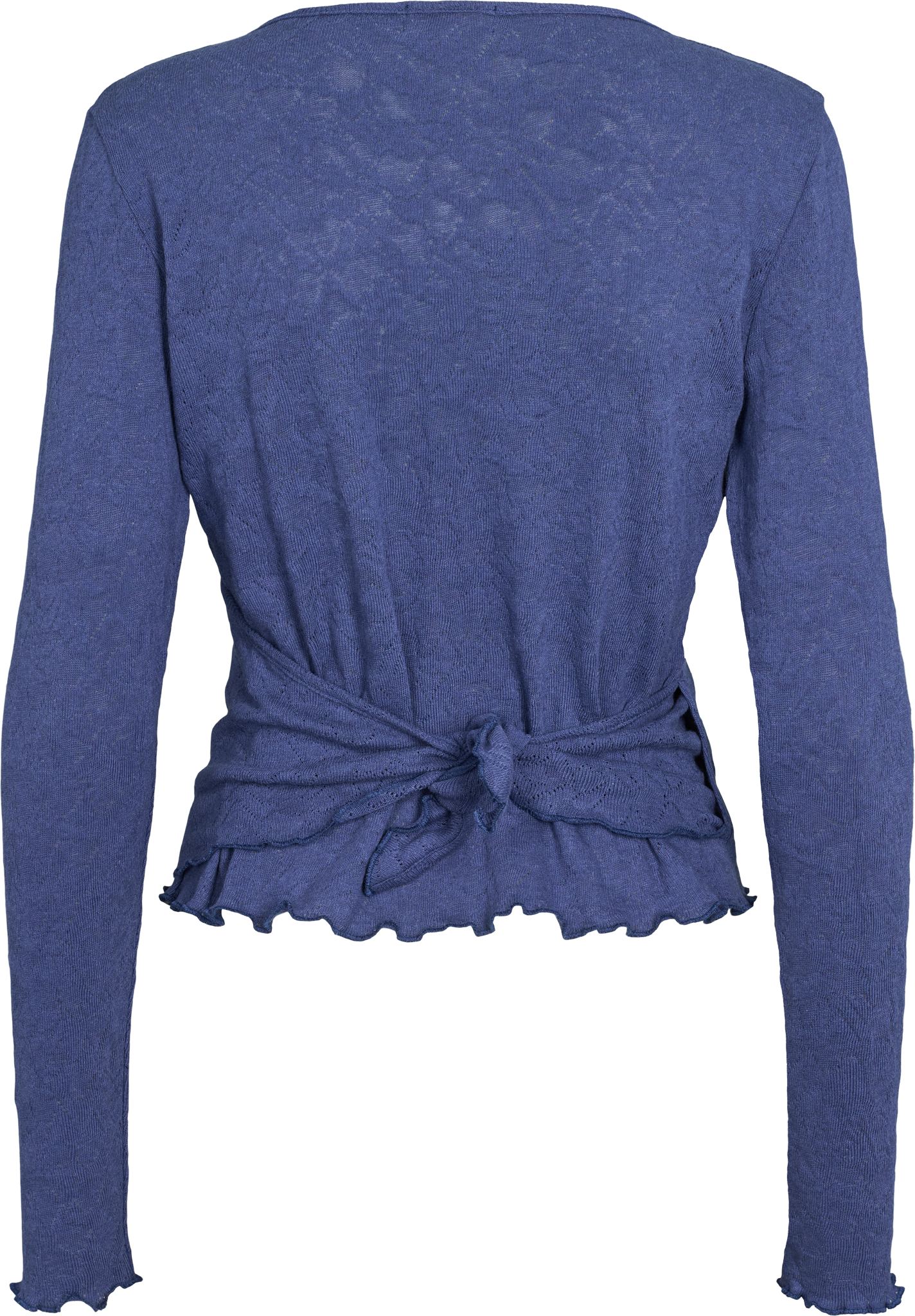 Wrap shirt jacquard organic cotton