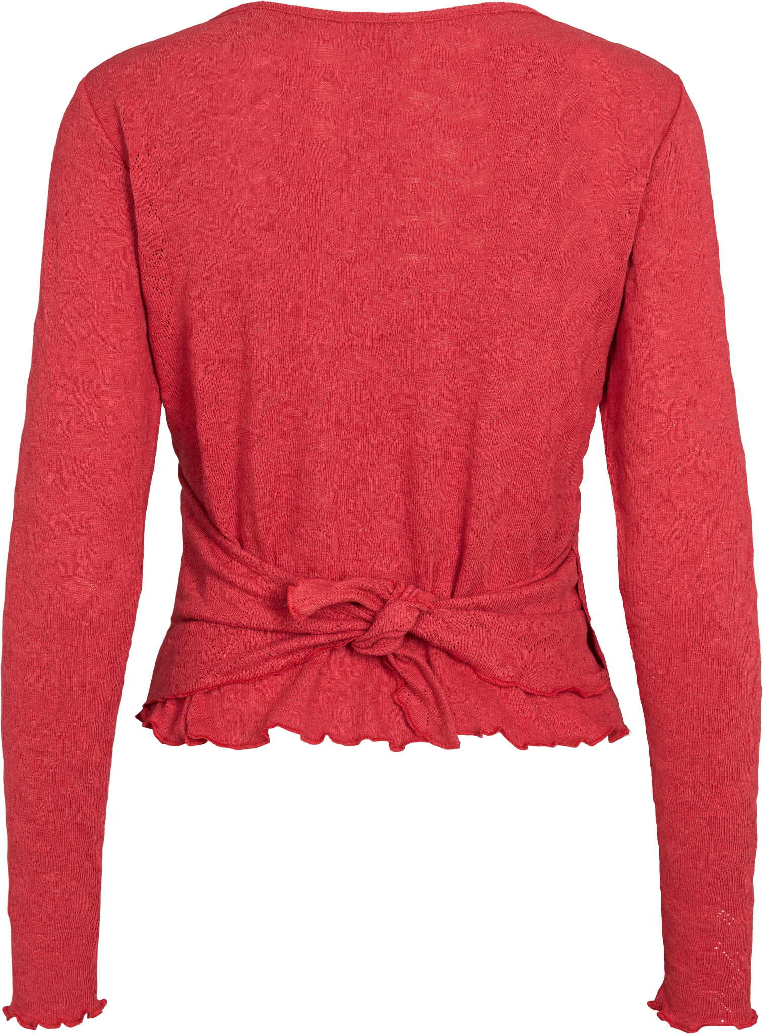 Wrap shirt jacquard organic cotton