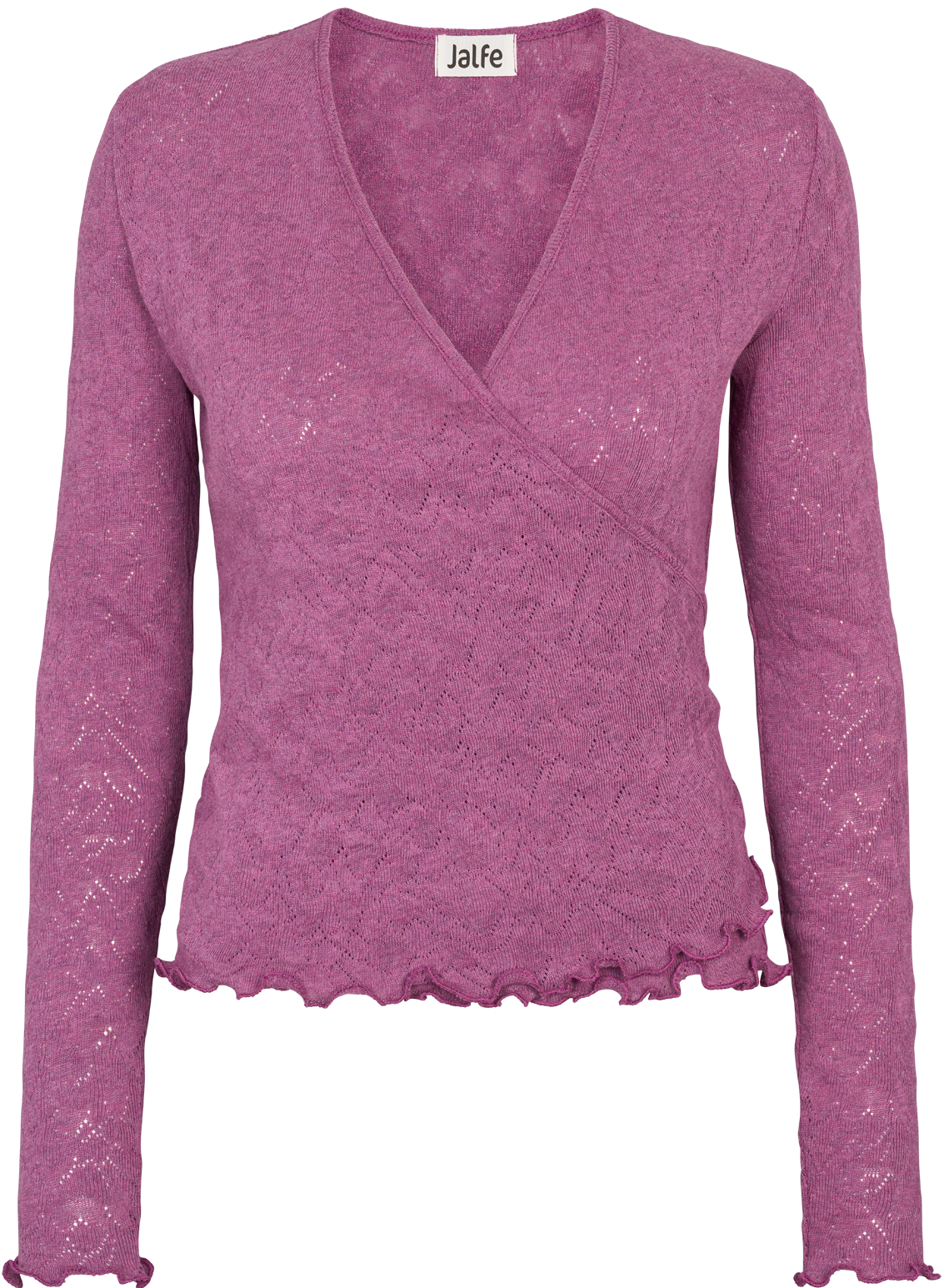 Wrap shirt jacquard organic cotton