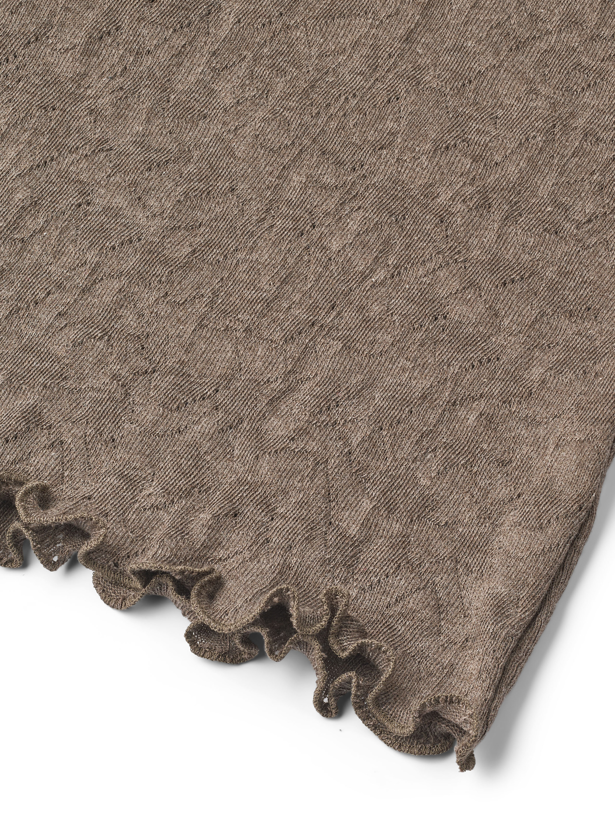 Wrap shirt jacquard organic cotton