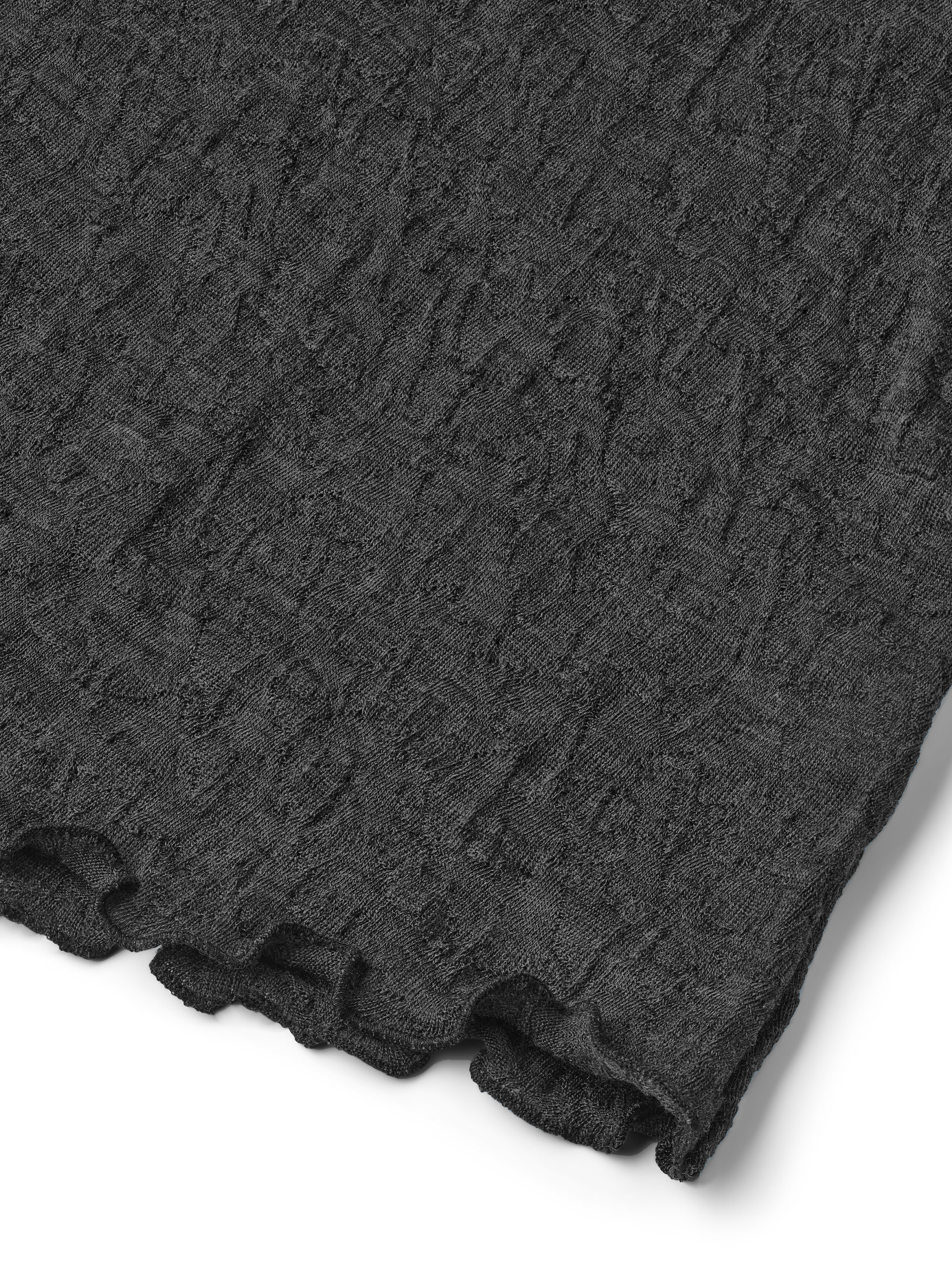 Oversize shirt jacquard merino