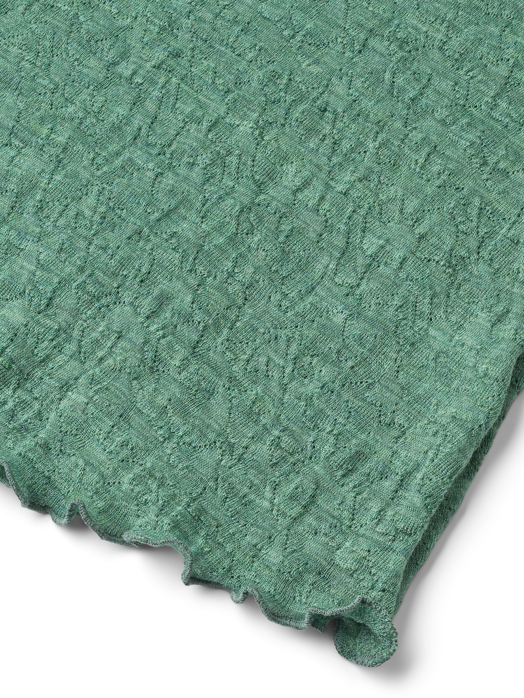 Oversize blouse jacquard merino