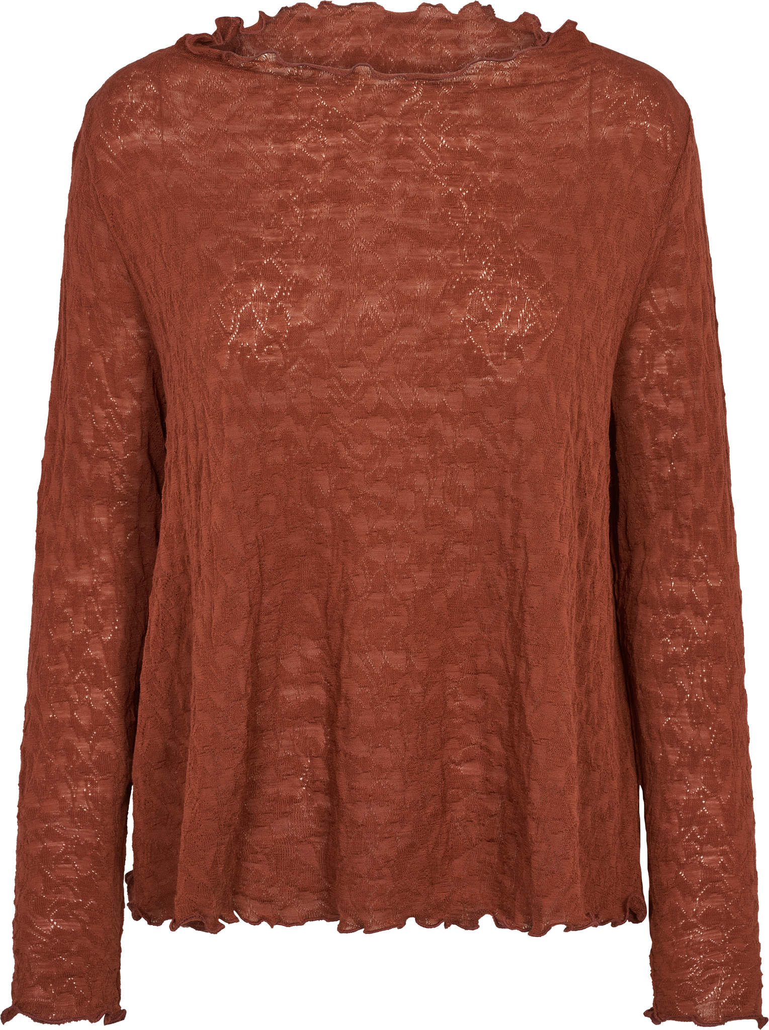 Oversize shirt jacquard merino