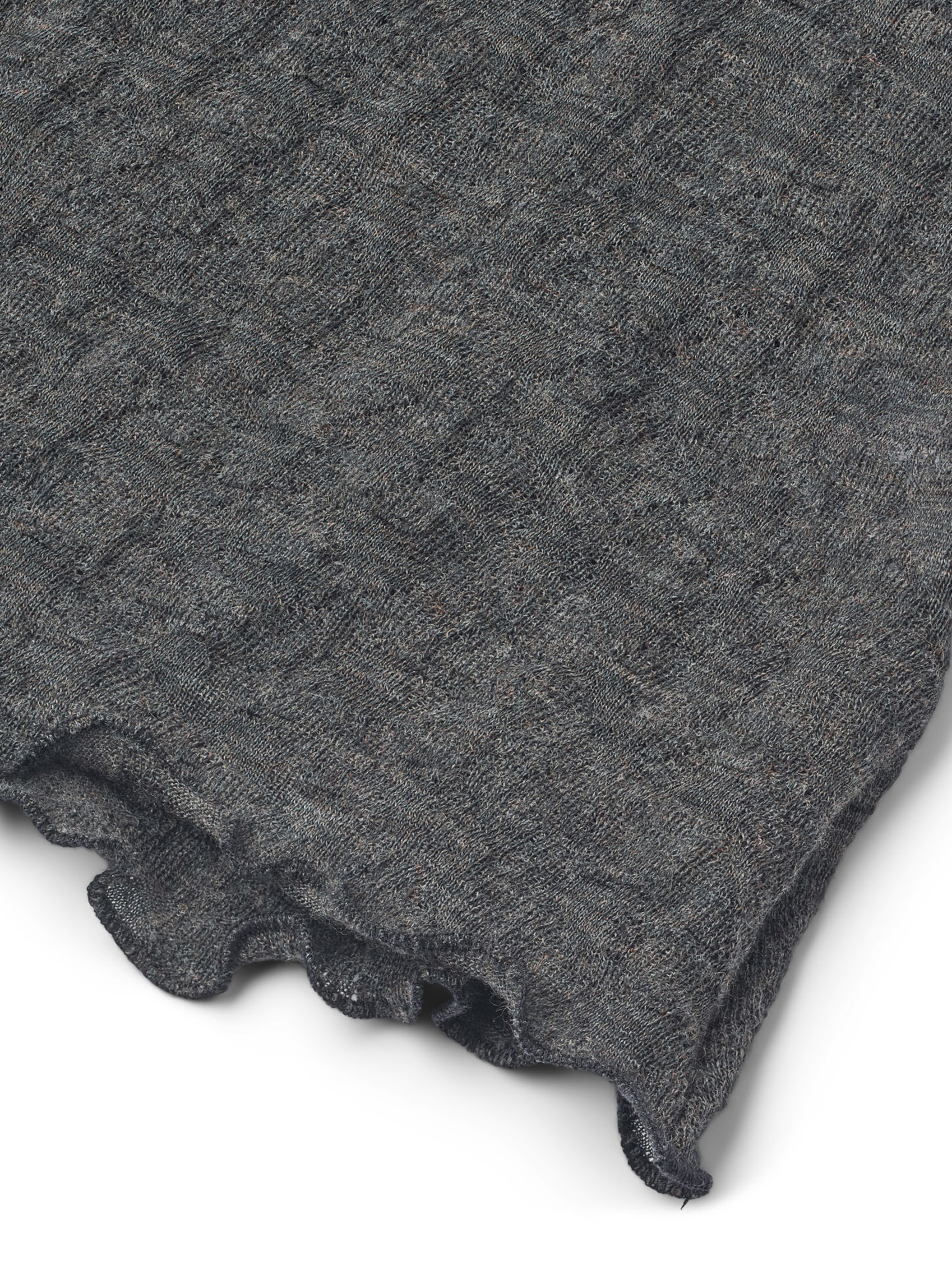 Oversize dress jacquard merino