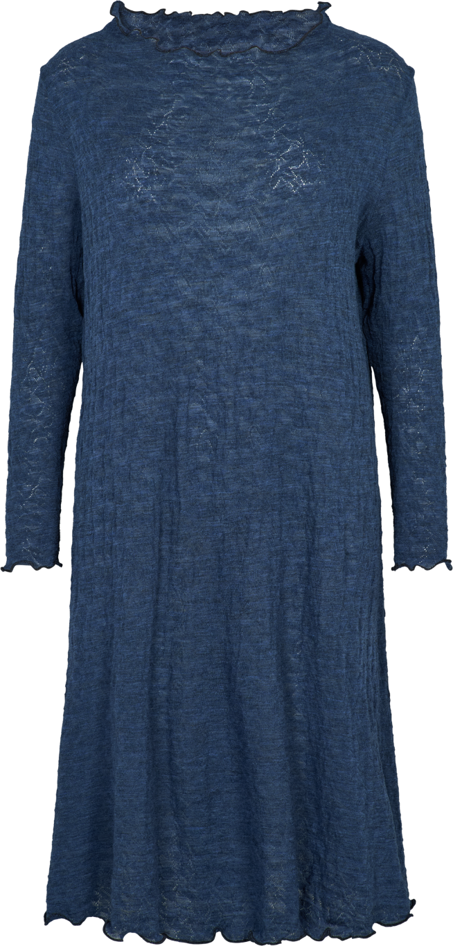 Oversize dress jacquard merino