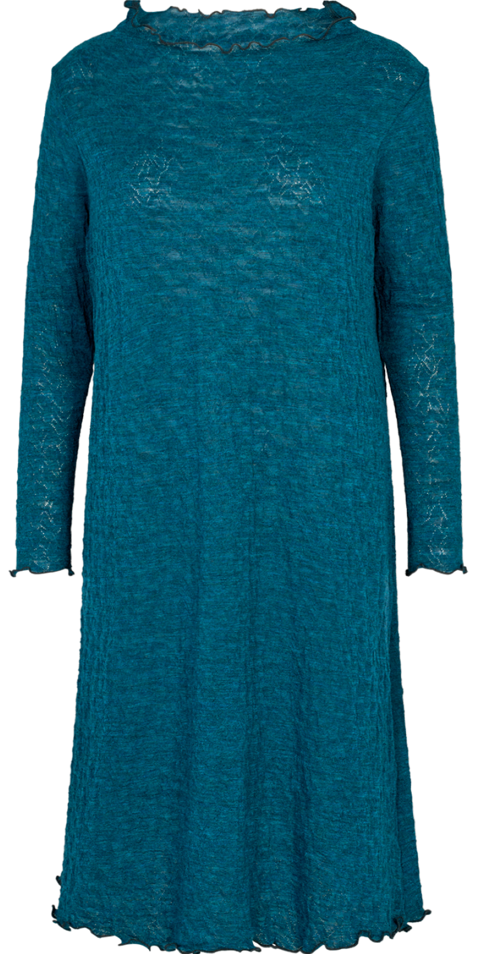 Oversize dress jacquard merino