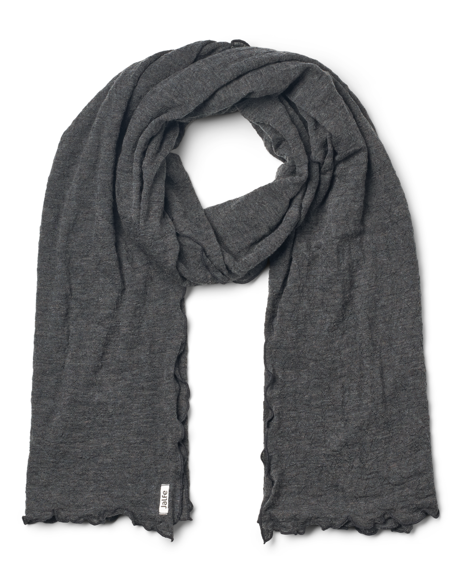 Shawl jacquard merino