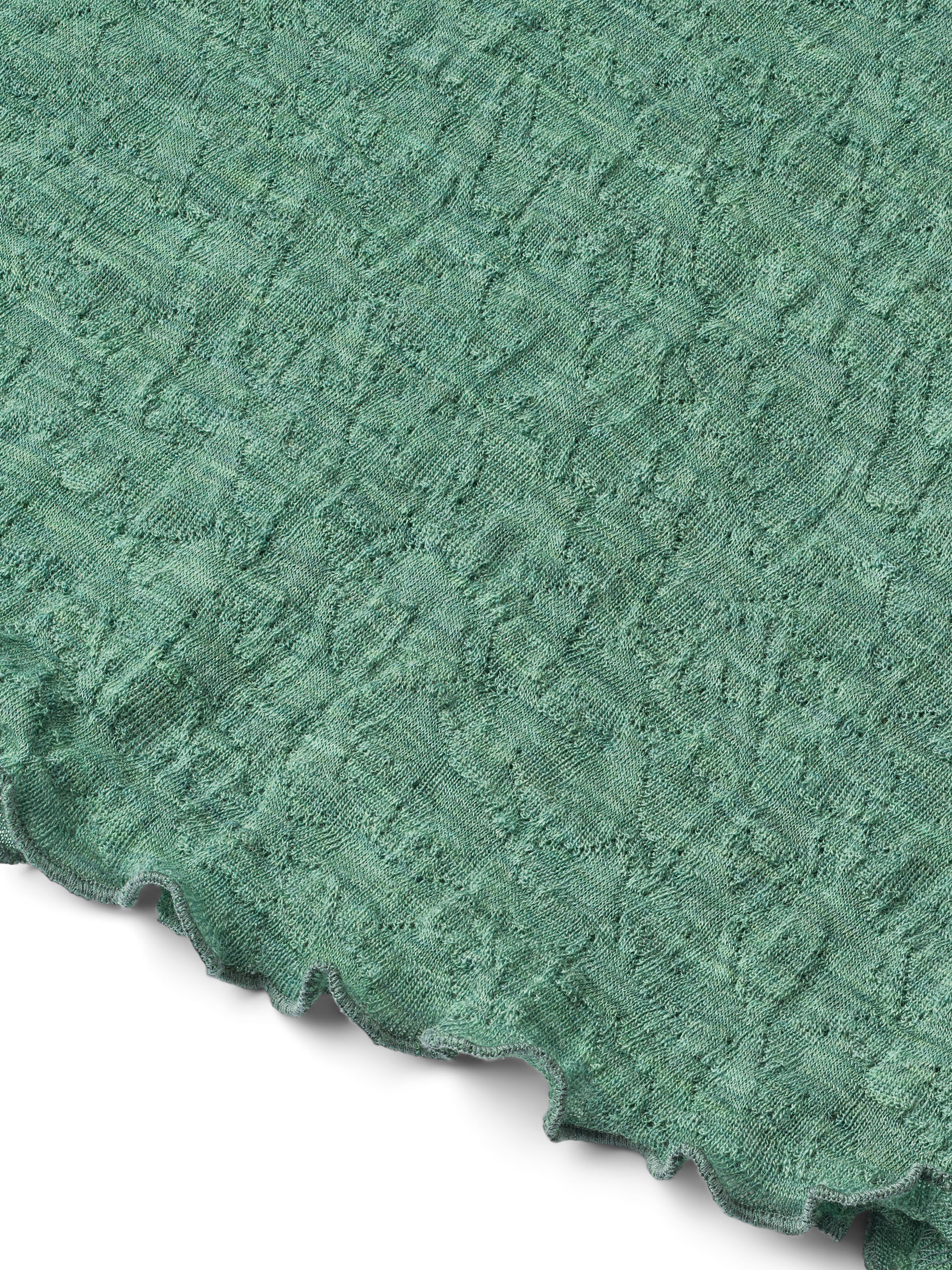 Shawl jacquard merino