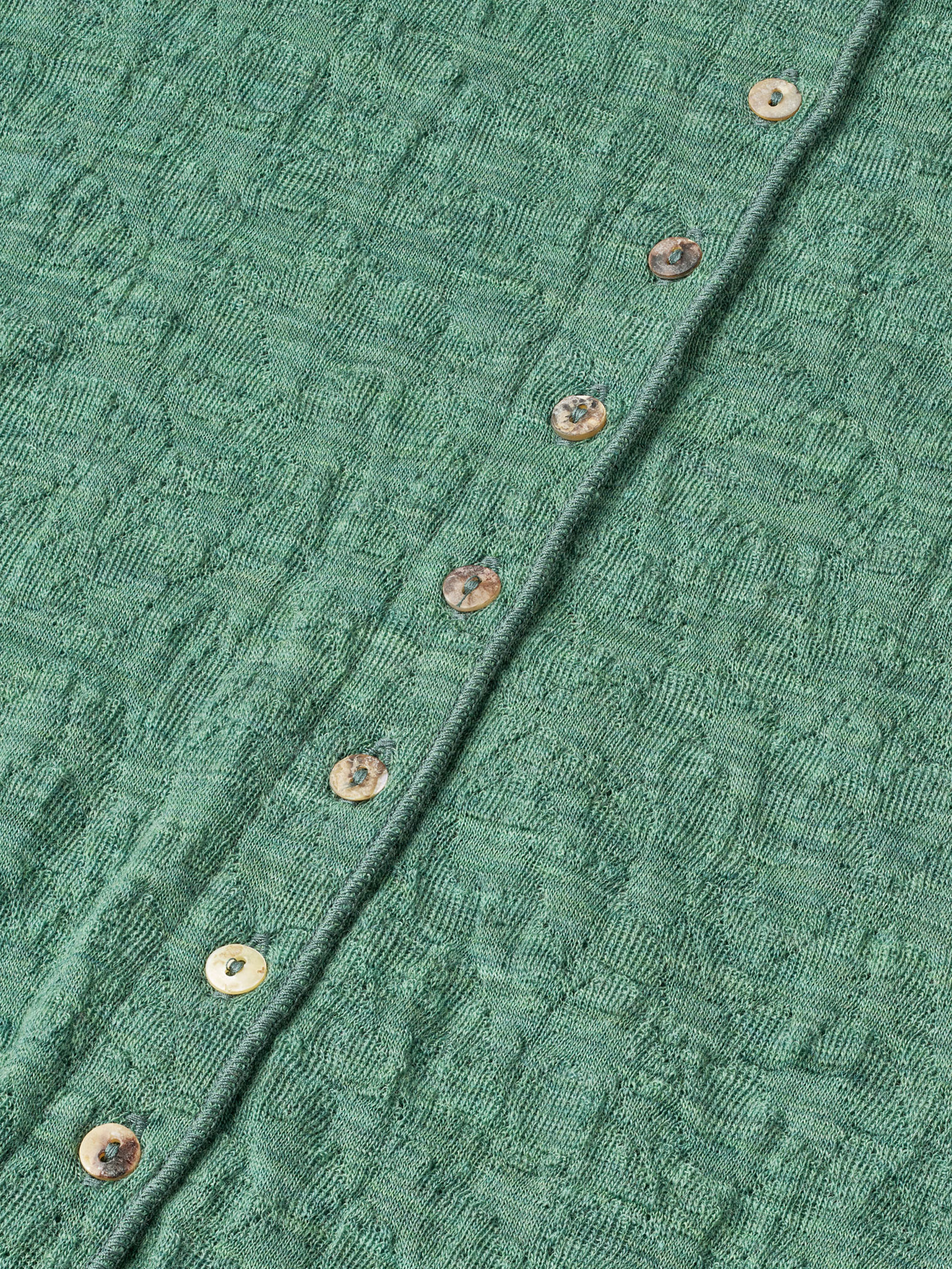 Boxy cardigan jacquard merino