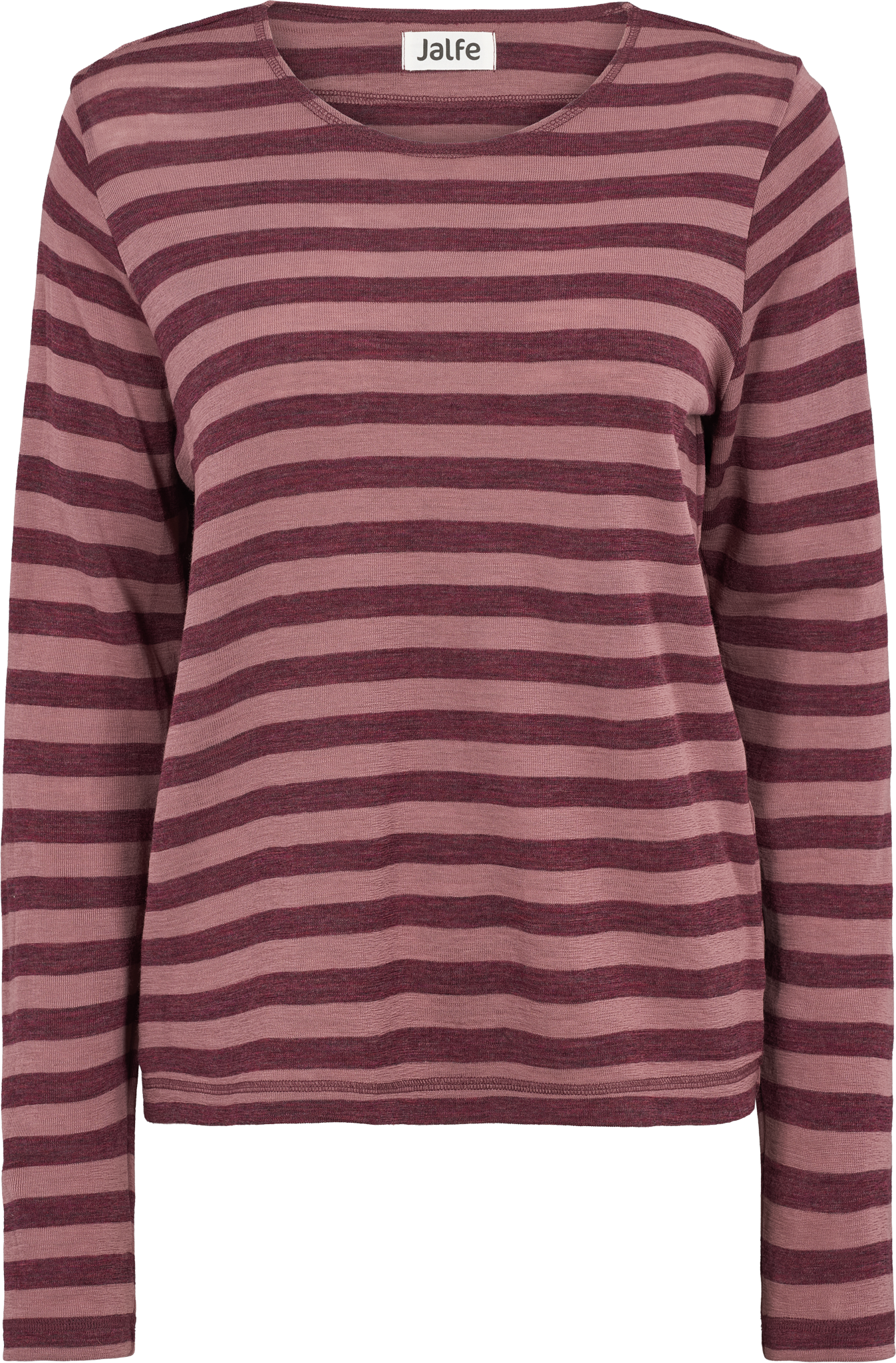 Loose-fit shirt stripes merino