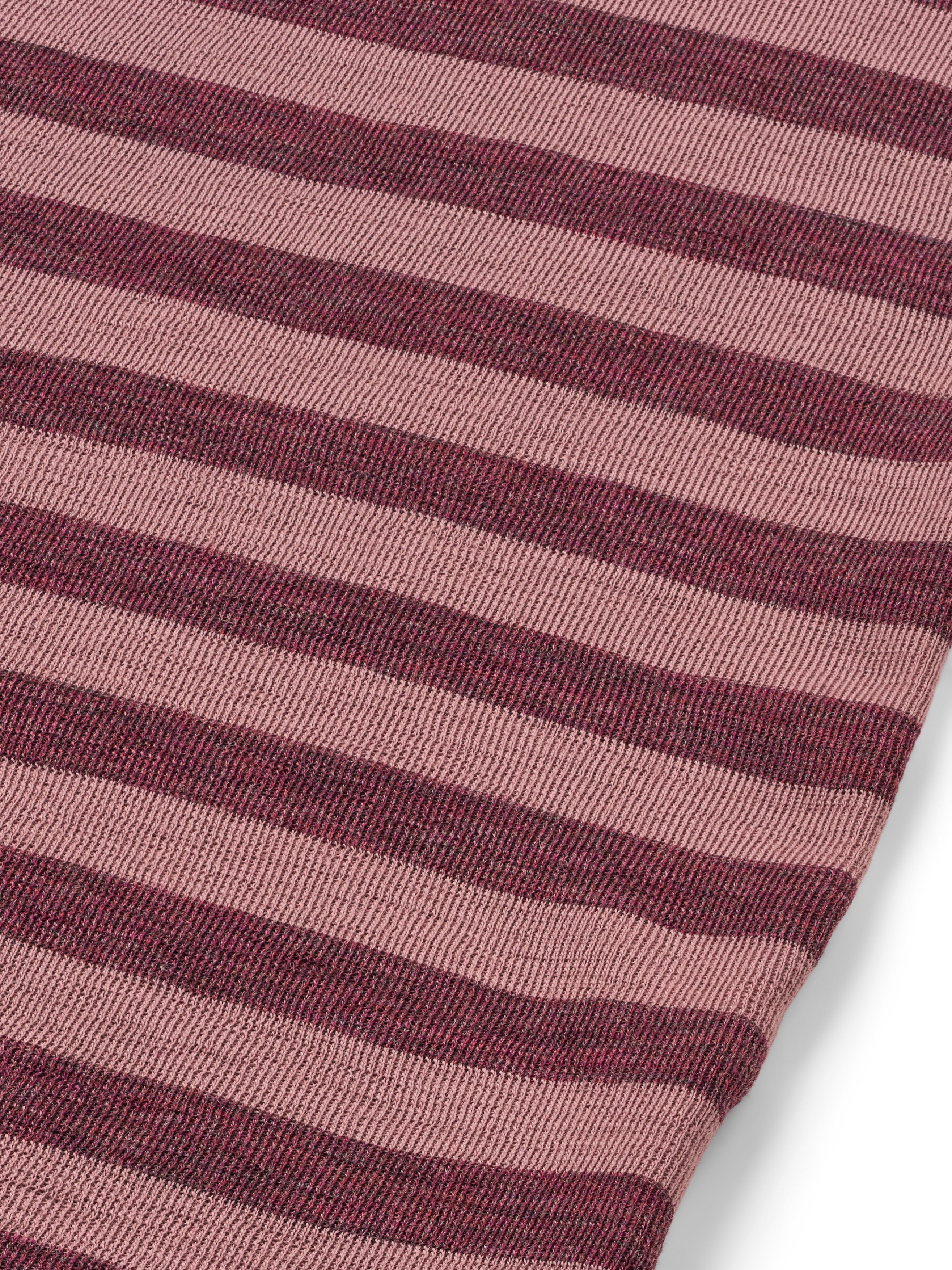 Loose-fit shirt stripes merino