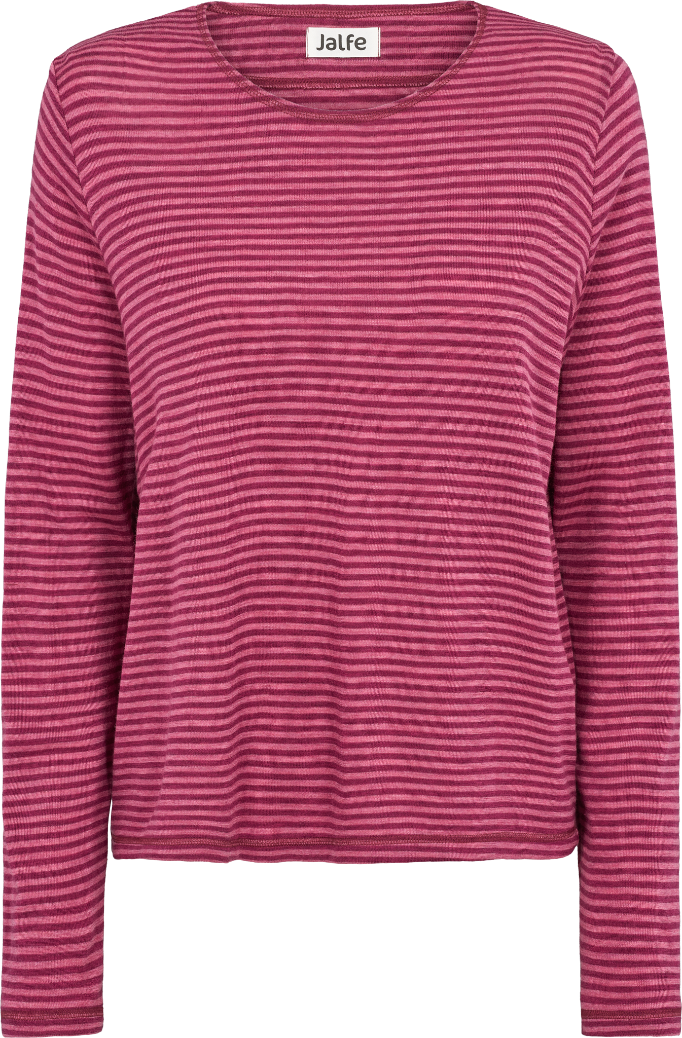 Loose-fit shirt stripes merino