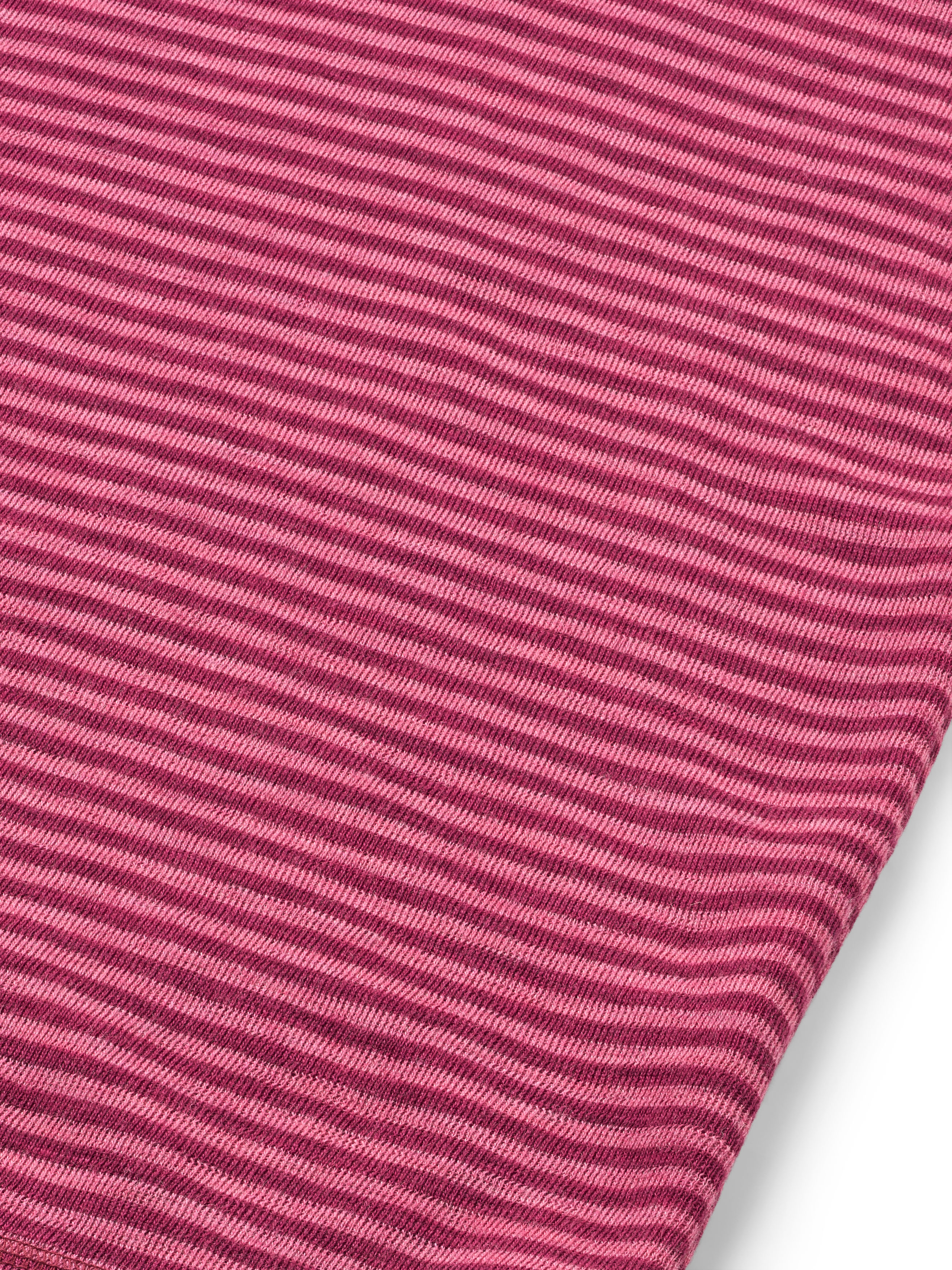 Loose-fit shirt stripes merino