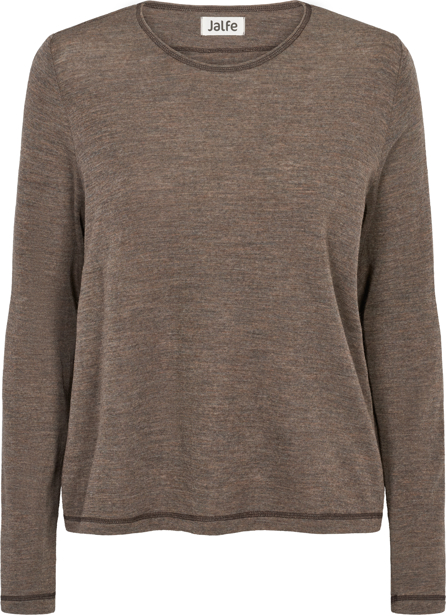 Loose-fit shirt plain merino