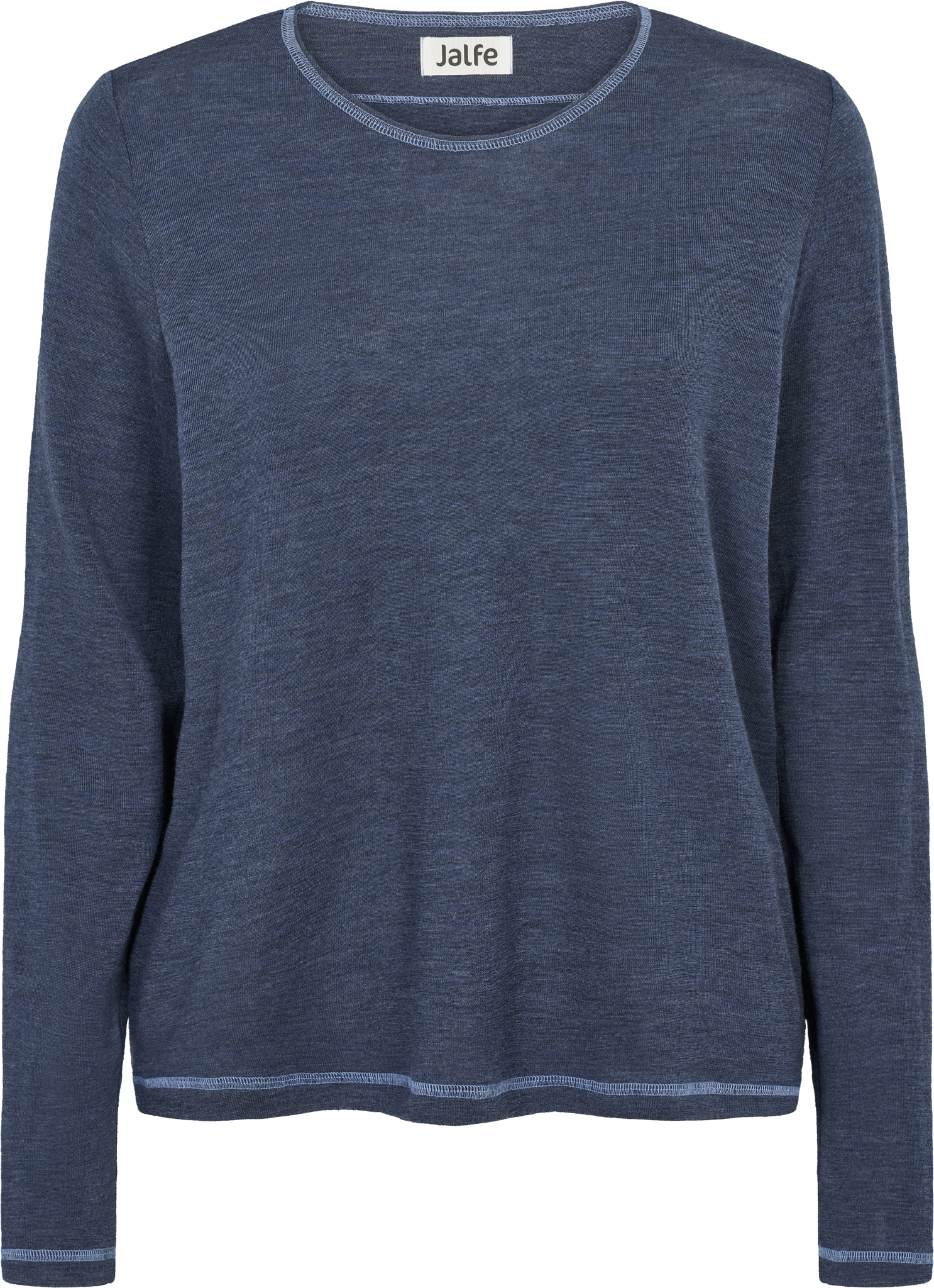 Loose-fit shirt plain merino