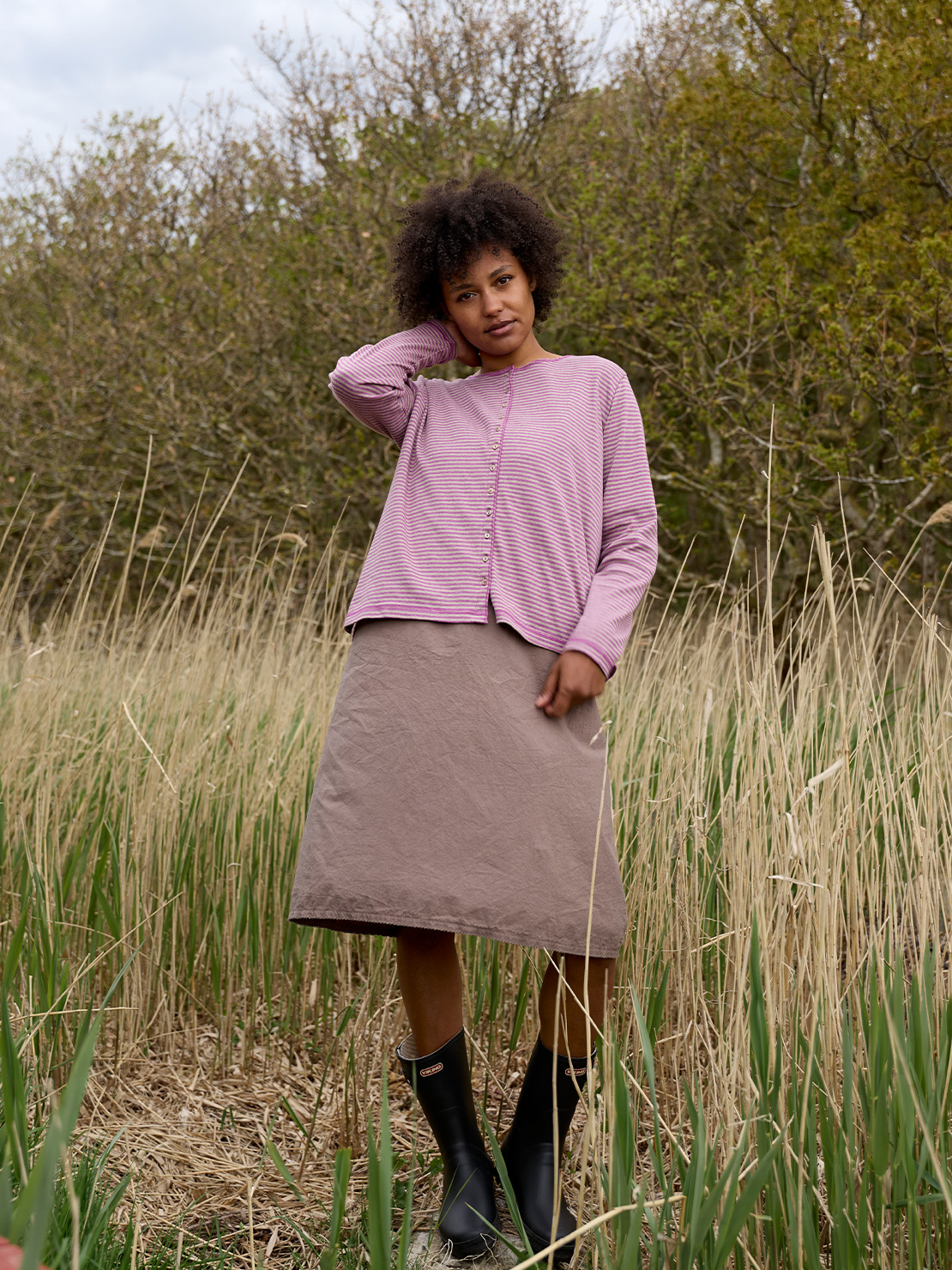 Nille cardigan stripes