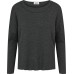 Oversize pullover uld rib, anthracite