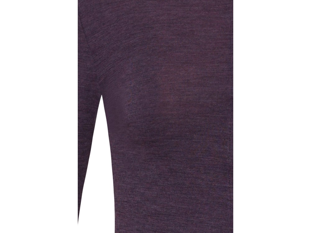 Cardigan wool melange, purple