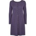 Knopfkleid Wolle melange, purple