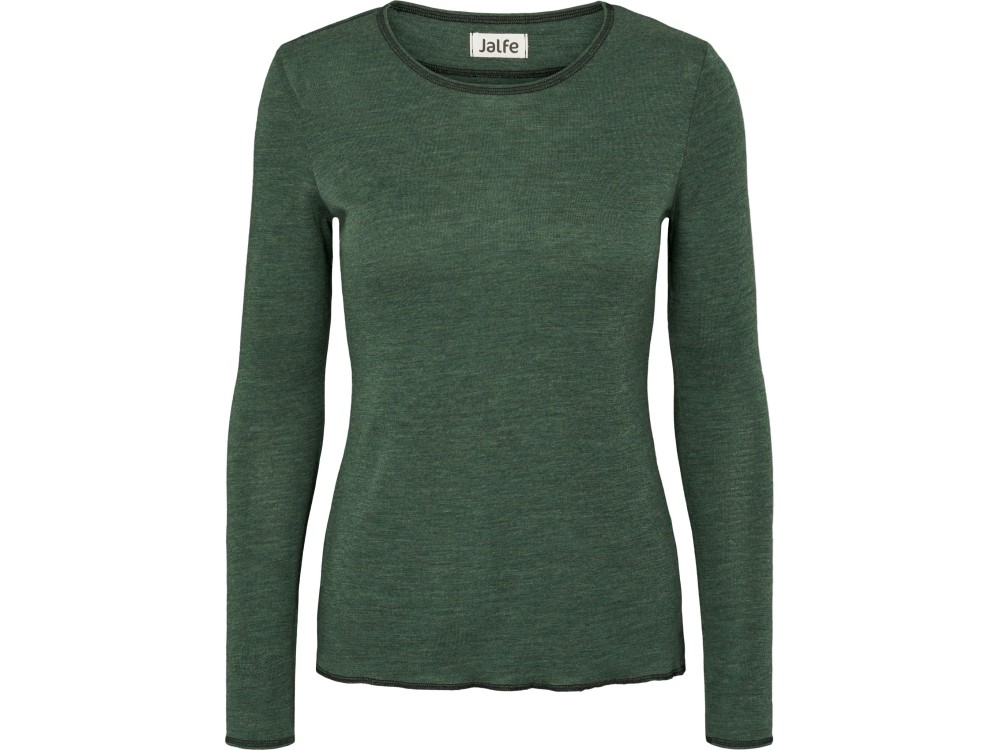 Shirt wool melange, dusty green