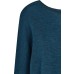 Oversize cardigan wool melange, petrol