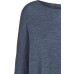 Oversize cardigan wool melange, denim