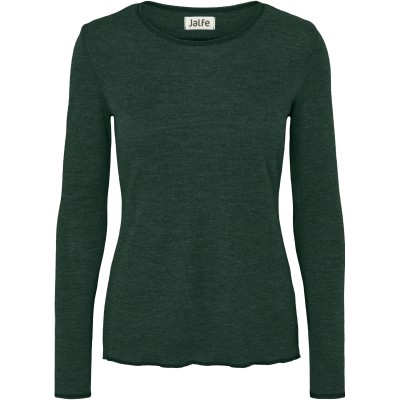 Shirt wool melange, dark green