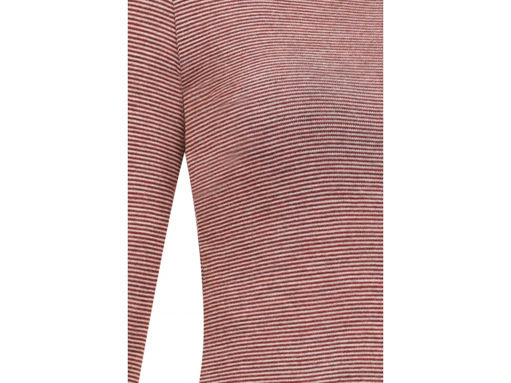 Shirt wool fine stripes, autumn-undyed