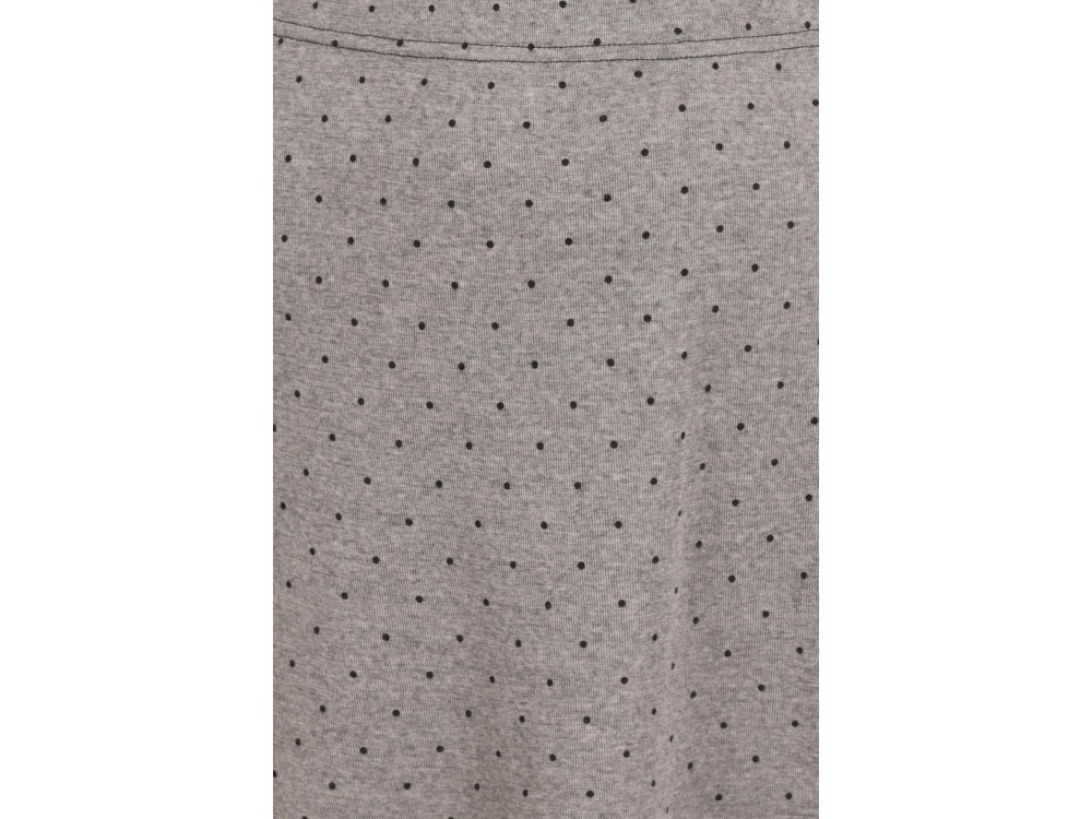 Balloon skirt wool dots, grey