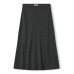 A-skirt wool rib, anthracite