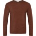 Men´s shirt wool stripes, autumn-brown