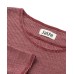 Shirt Wolle fein geringelt, dark red-natural 