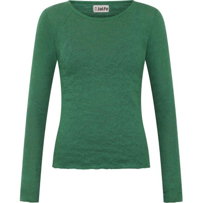 Shirt organic cotton jacquard,  green