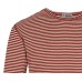 Men´s shirt organic cotton stripes,  rust-undyed
