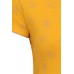 Knopfkleid Baumwolle Print GOTS, gelb-lavendel